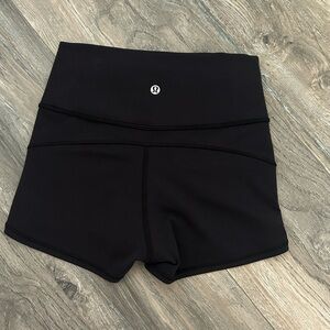 Lululemon black shorts size 4 2 inch inseam